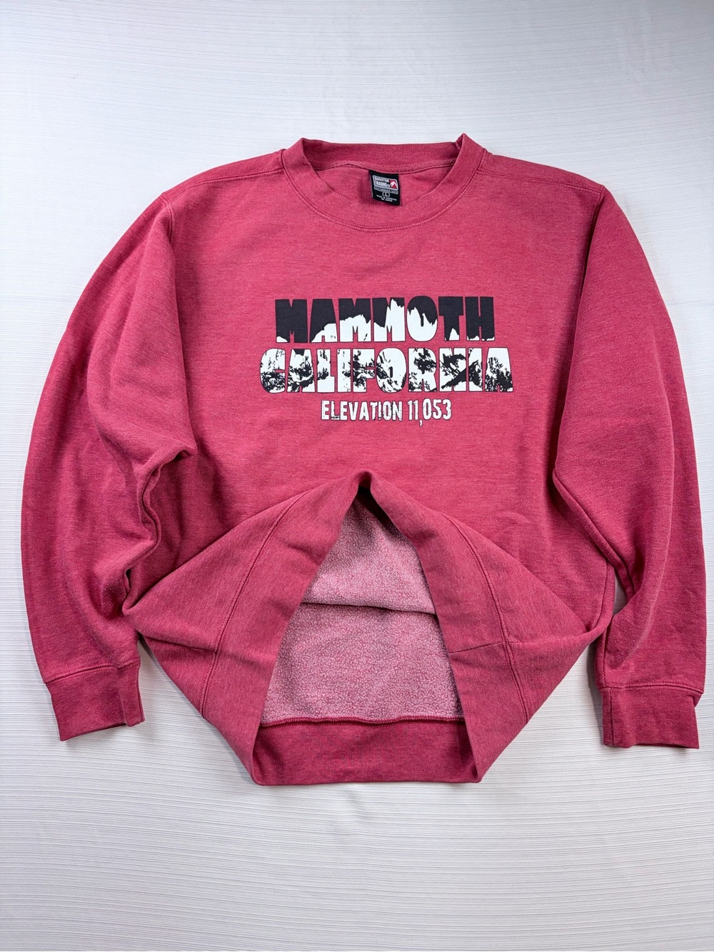 Mammoth California Graphic Crewneck Sweatshirt - Dusty Rose